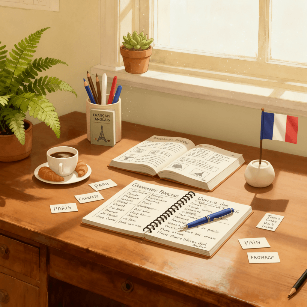 studying-french